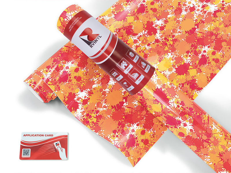 my sundown paint splatter Craft Vinyl Roll