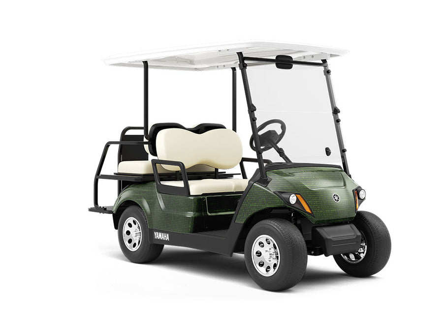My World Technology Wrapped Golf Cart