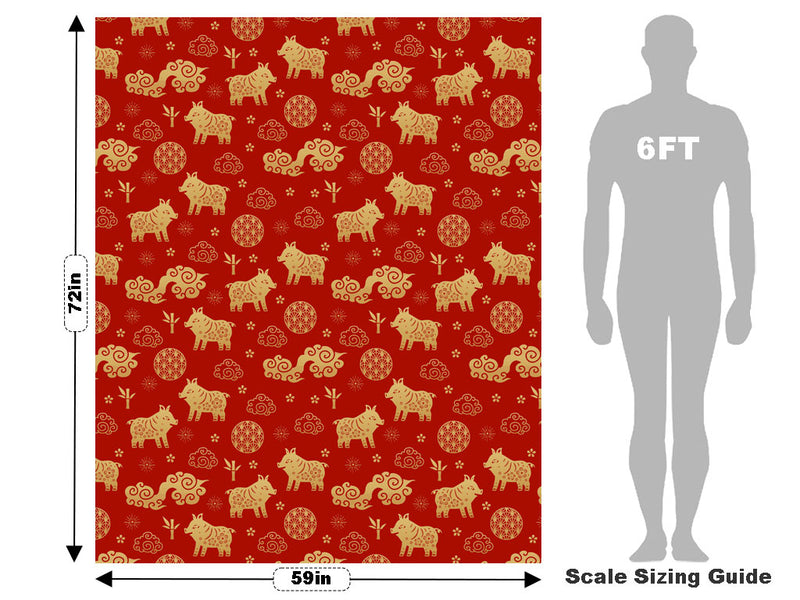 My Year Animal Vehicle Wrap Scale~Rwraps Series 914 My Year Animal Measurements~1