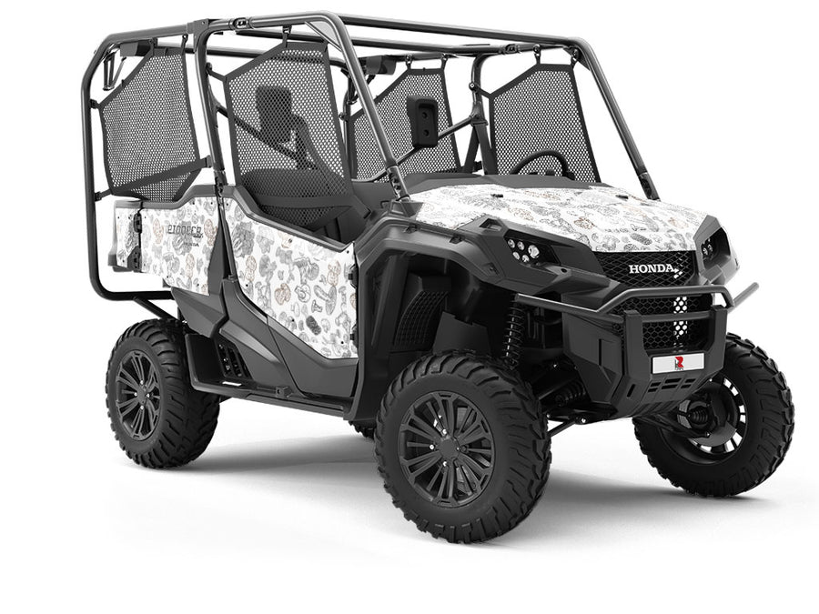 Mycelium Outlines Mushroom Utility Vehicle Vinyl Wrap