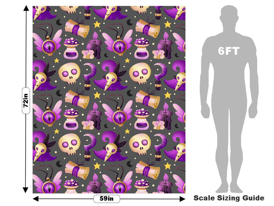 Mystic Eyes Witch Vehicle Wrap Scale~Rwraps Series 914 Mystic Eyes Witch Measurements~1