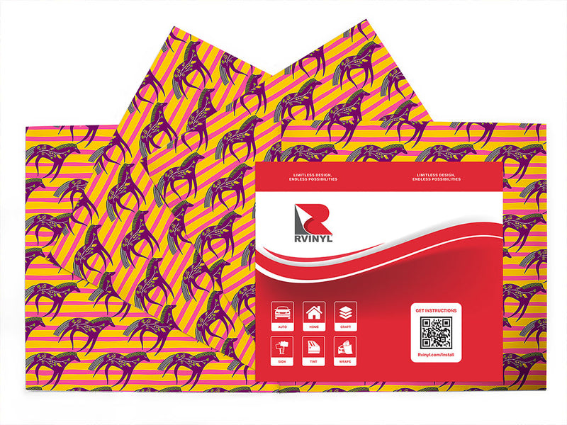 mystic gallop animal Craft Vinyl Sheet Pack