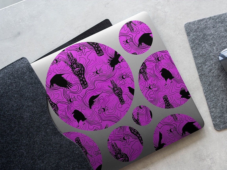 mystic palmistry horror DIY Laptop Stickers