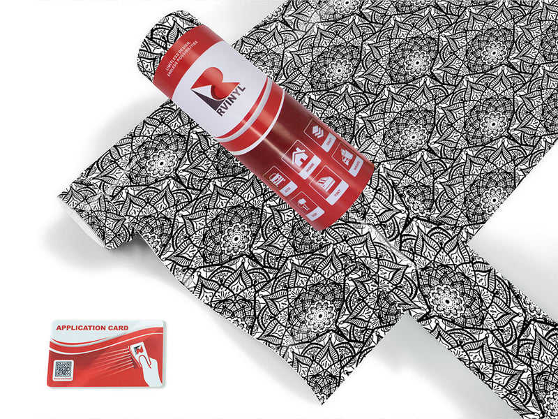 mystic petals mandala Craft Vinyl Roll