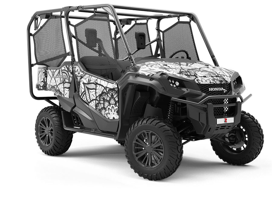 Mystic Petals Mandala Utility Vehicle Vinyl Wrap