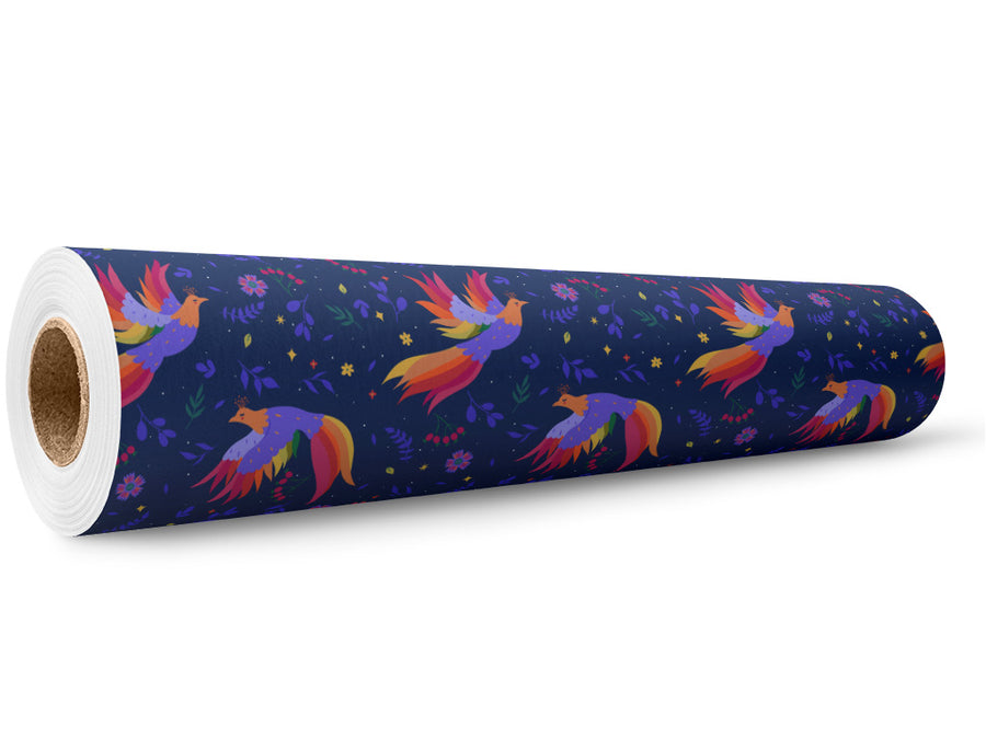 Mystic Wonder Birds Wrap Film Wholesale Roll~Rwraps Series 914 Digitally Printed Vinyl Roll~5