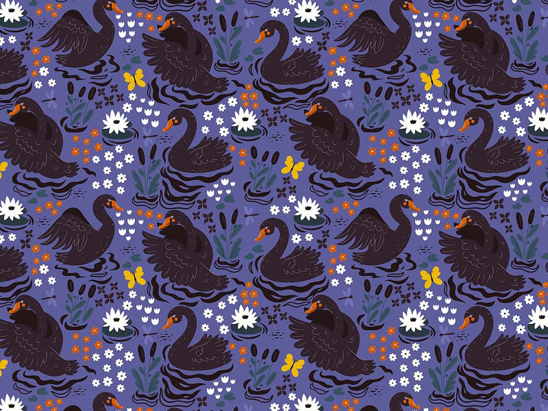 Mythic Black Birds Vinyl Wrap Pattern~Rwraps Series 914 Digitally Printed Vinyl Wrap~0