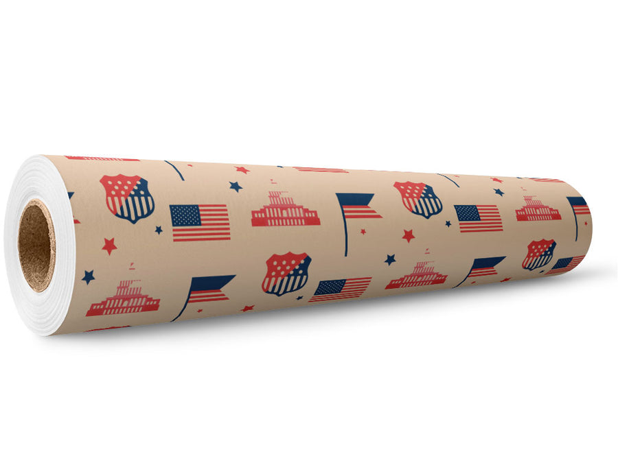 National Capital Americana Wrap Film Wholesale Roll~Rwraps Series 914 Digitally Printed Vinyl Roll~5