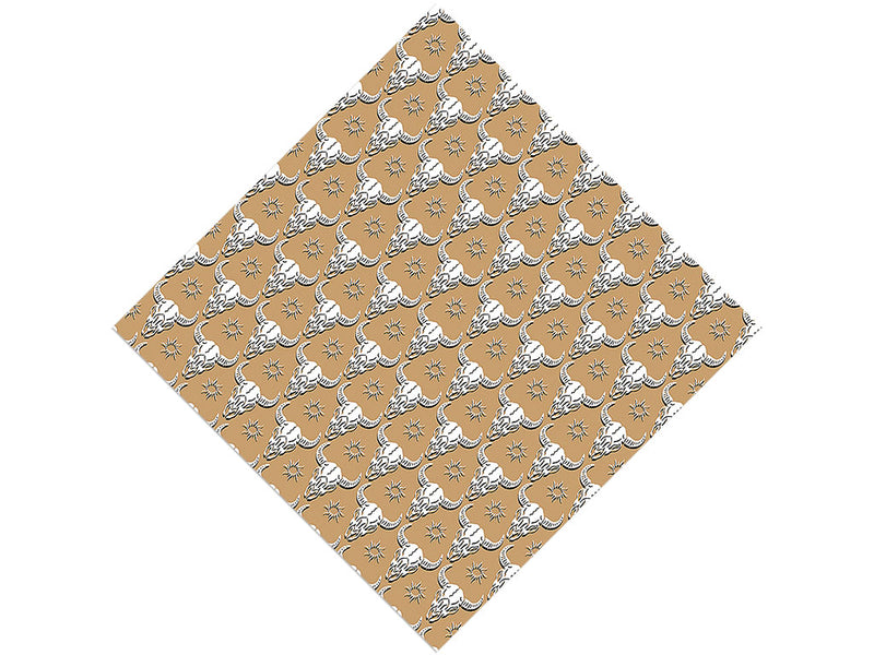 Natural Buffalo Halloween Vinyl Wrap Pattern