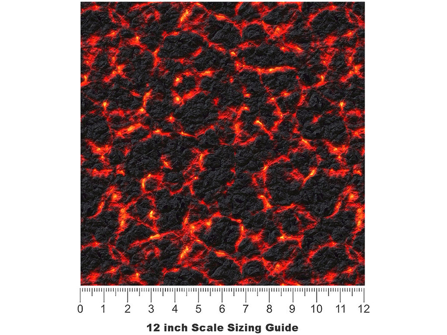 Natural Explosives Lava Vinyl Film Pattern Size 12 inch Scale~Rwraps Natural Explosives Lava Sizing Chart~2