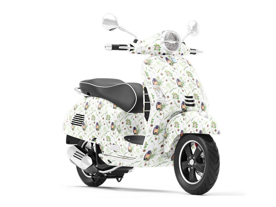 Natural Glow Camping Vespa Scooter Wrap Film