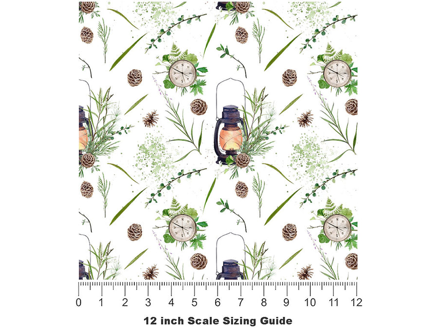 Natural Glow Camping Vinyl Film Pattern Size 12 inch Scale~Rwraps Natural Glow Camping Sizing Chart~2