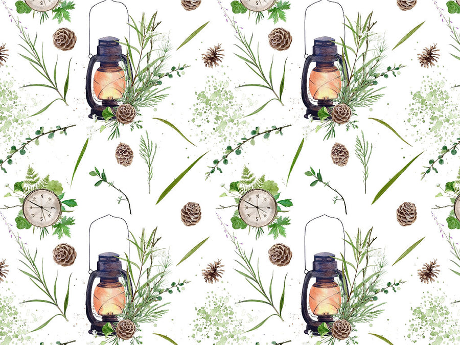 Natural Glow Camping Vinyl Wrap Pattern~Rwraps Series 914 Digitally Printed Vinyl Wrap~0
