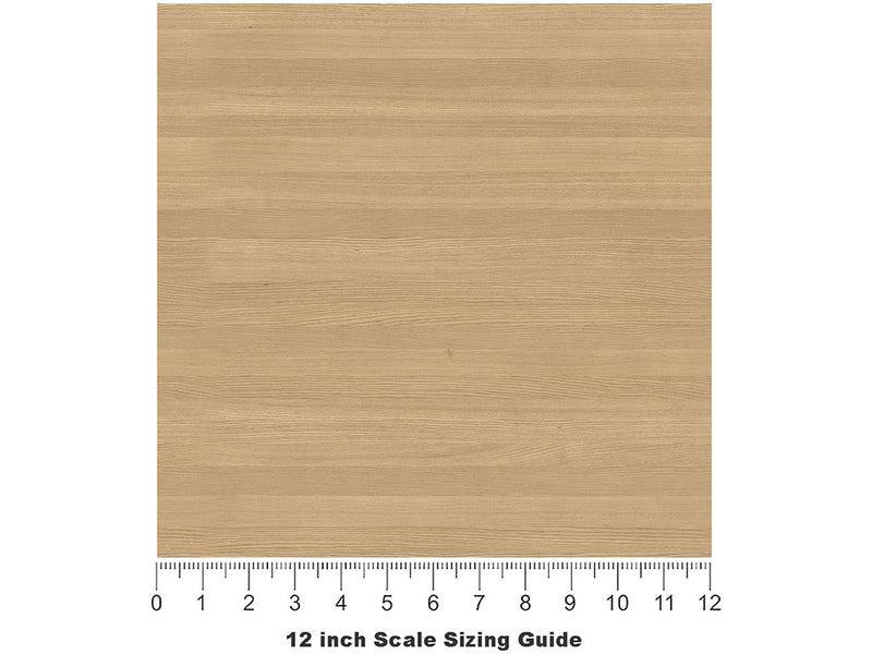 Natural Wood Plank Vinyl Film Pattern Size 12 inch Scale~Rwraps Natural Wood Plank Sizing Chart~3