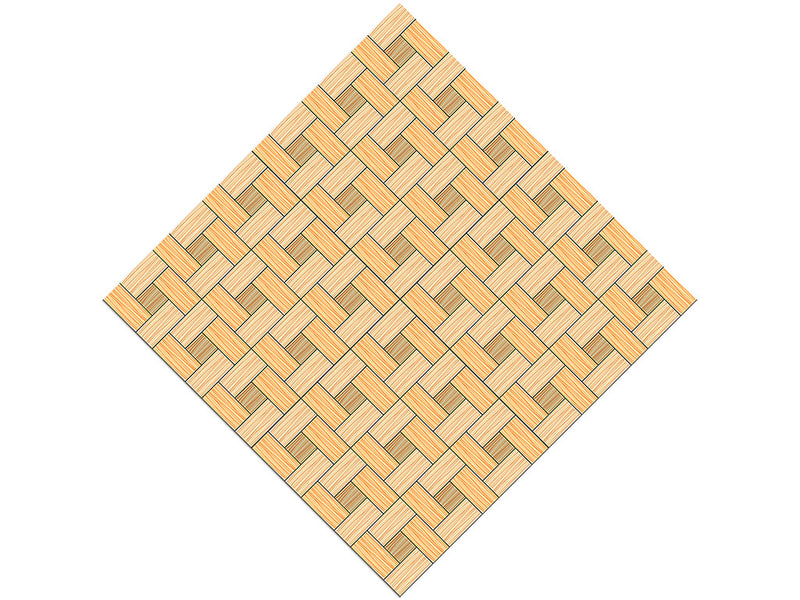 Natural Pinwheels Wooden Parquet Vinyl Wrap Pattern