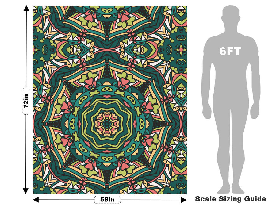 Natural Power Mandala Vehicle Wrap Scale~Rwraps Series 914 Natural Power Mandala Measurements~1