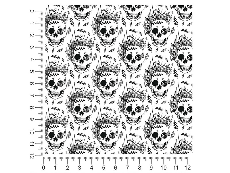 natural reclamation skull and bones 1ft x 1ft Craft Sheets