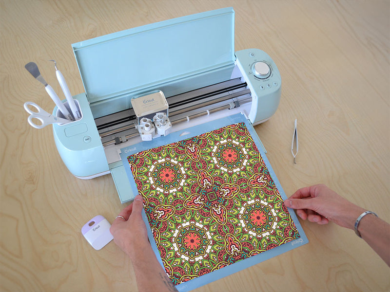 naturalistic leaves mandala Cricut Compatible Vinyl