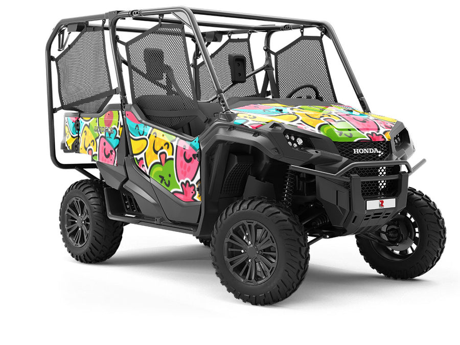 Naturally Sweet Sticker Bomb Utility Vehicle Vinyl Wrap