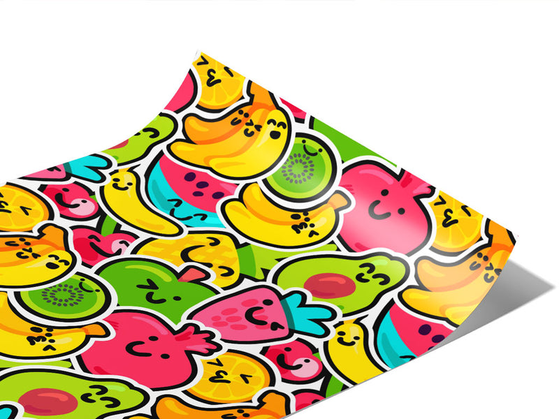 Naturally Sweet Sticker Bomb Vinyl Wraps~Rwraps Series 914 Digitally Printed Vinyl Wrap~1