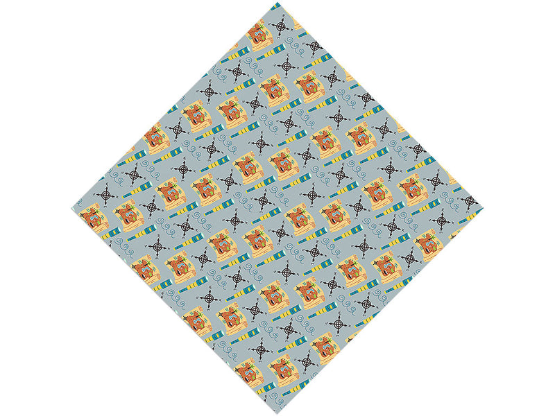Nautical Navigation Pirate Vinyl Wrap Pattern
