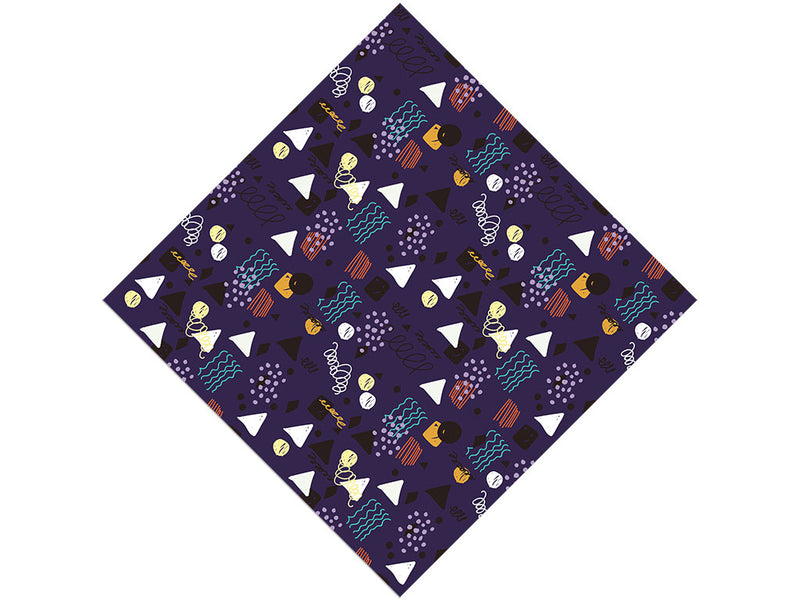 Navy Awoken Abstract Craft Vinyl