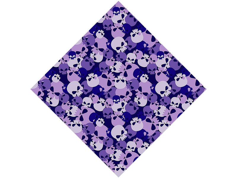 Navy Calvaria Halloween Vinyl Wrap Pattern