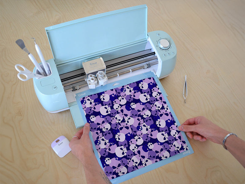 navy calvaria skull and bones Cricut Compatible Vinyl