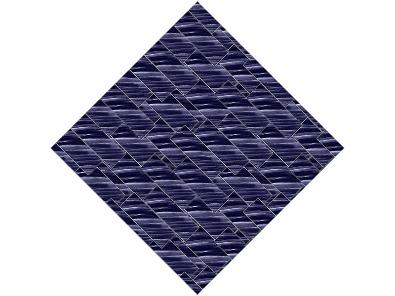 Navy Tile Vinyl Wrap Pattern