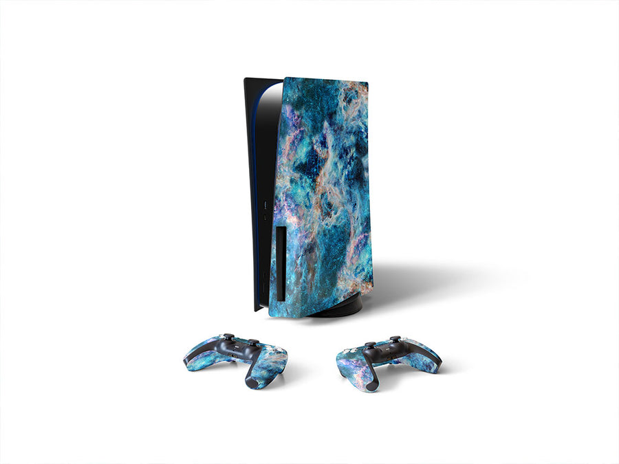 nebula sapphire science fiction Sony PS5 DIY Skin