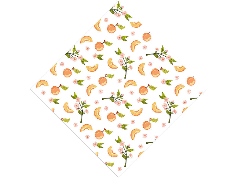 Nectar White Fruit Vinyl Wrap Pattern