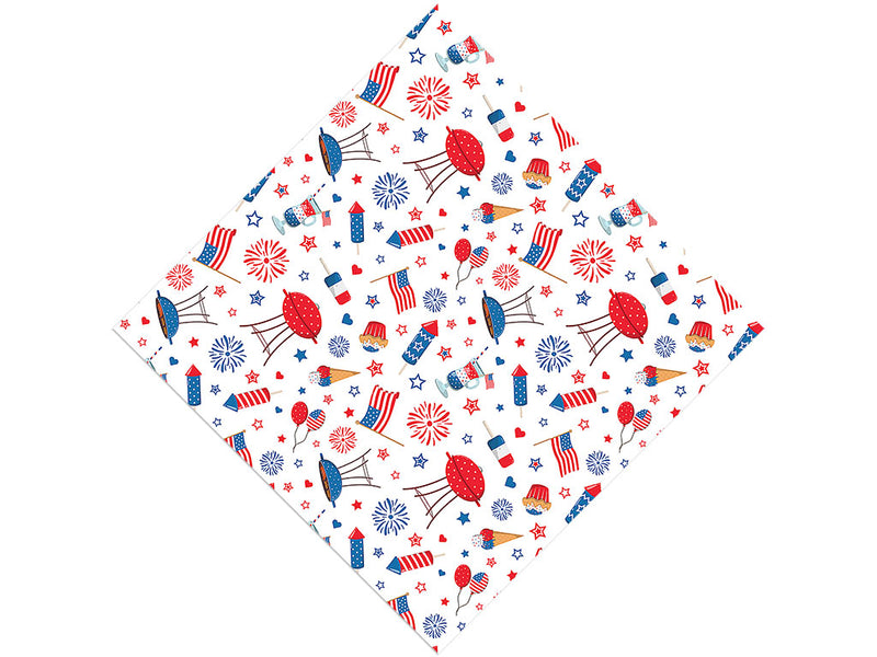 Neighborhood Cookout Americana Vinyl Wrap Pattern