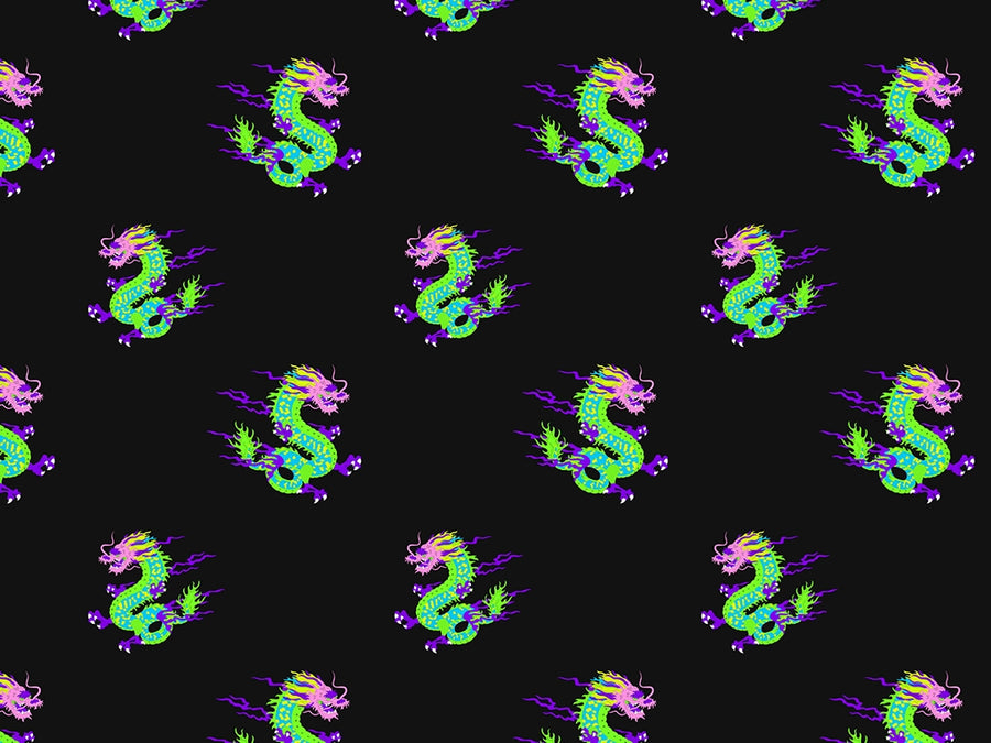 Neon Aggression Fantasy Vinyl Wrap Pattern~Rwraps Series 914 Digitally Printed Vinyl Wrap~0