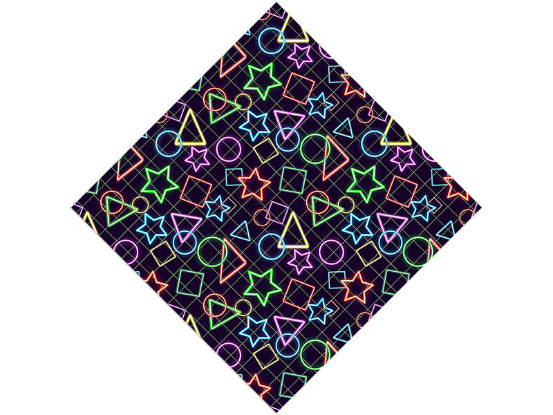 Neon Bowling Abstract Vinyl Wrap Pattern