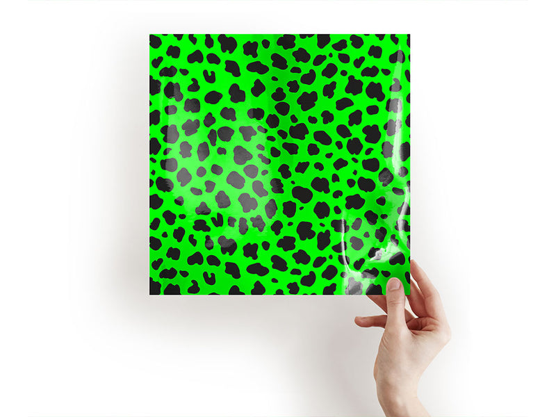 neon cheetah animal print Craft Sheets