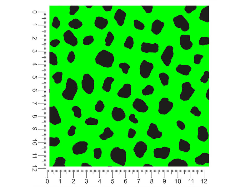 neon dalmation animal print 1ft x 1ft Craft Sheets