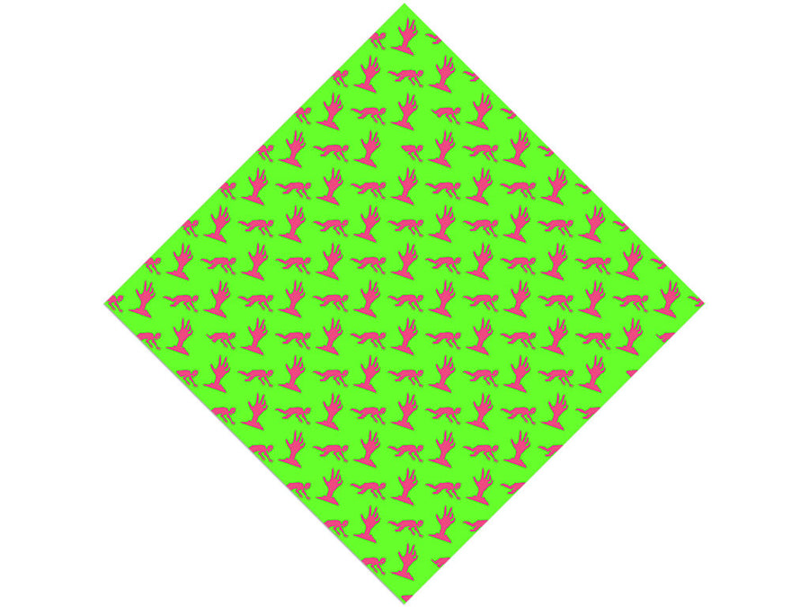 Neon Frights Zombie Vinyl Wrap Pattern