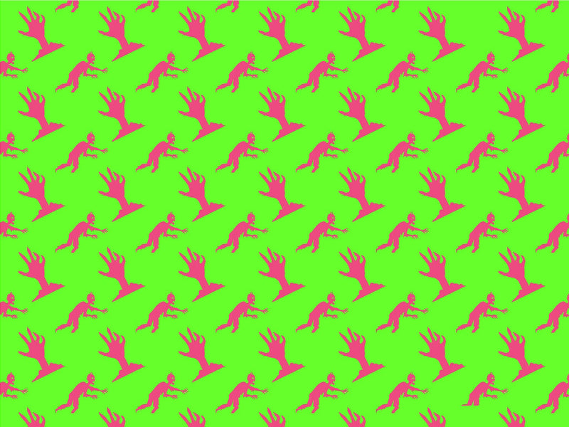 Neon Frights Zombie Vinyl Wrap Pattern~Rwraps Series 914 Digitally Printed Vinyl Wrap~0