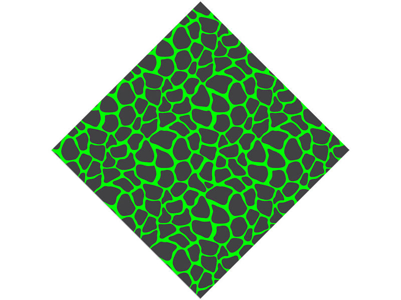 Neon Giraffe Vinyl Wrap Pattern