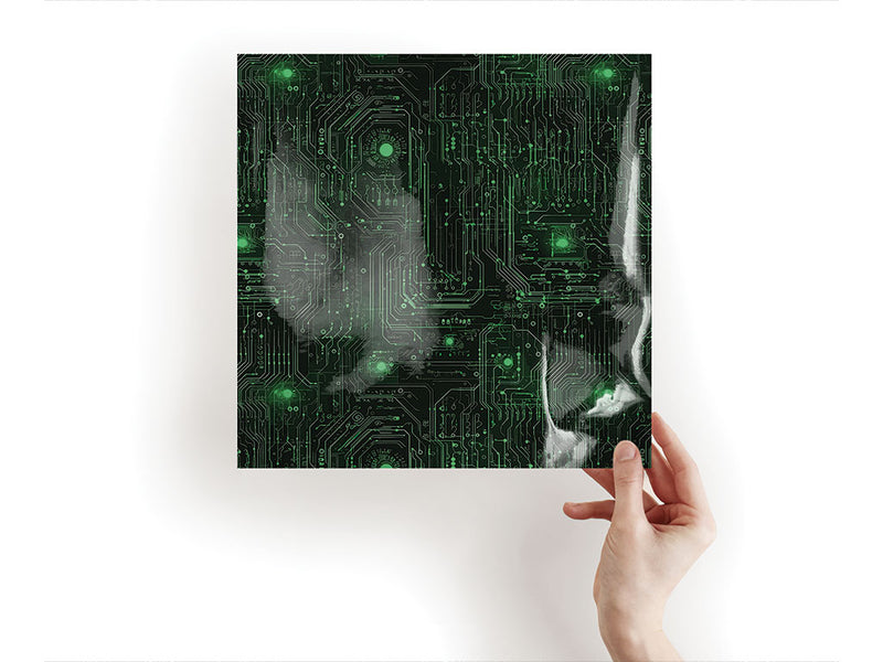 Neon Green Technology Vinyl Wraps~Rwraps Series 914 Digitally Printed Vinyl Wrap~1