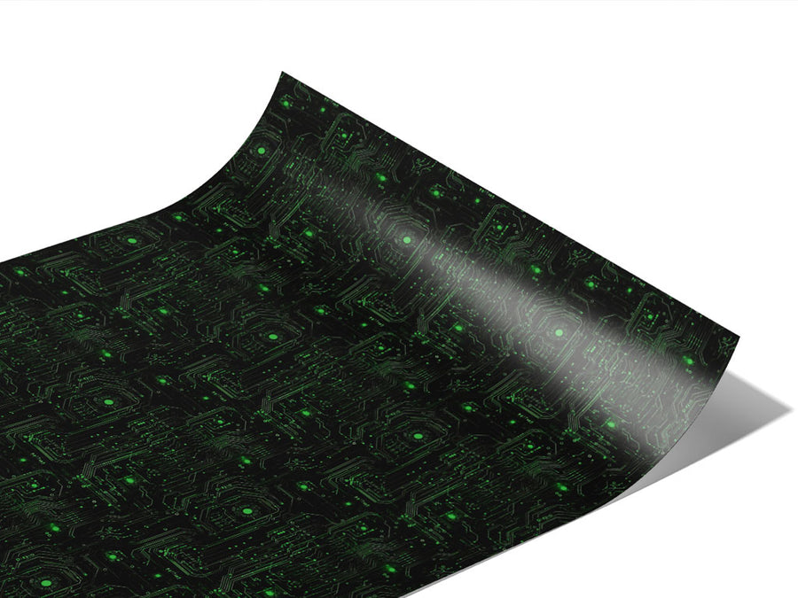 Neon Green Technology Vinyl Wraps~Rwraps Series 914 Digitally Printed Vinyl Wrap~1