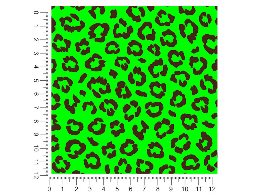 neon leopard animal print 1ft x 1ft Craft Sheets