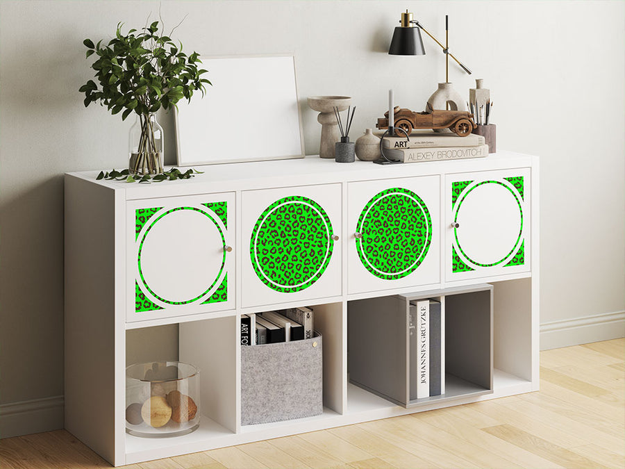 neon leopard animal print DIY Furniture Stickers