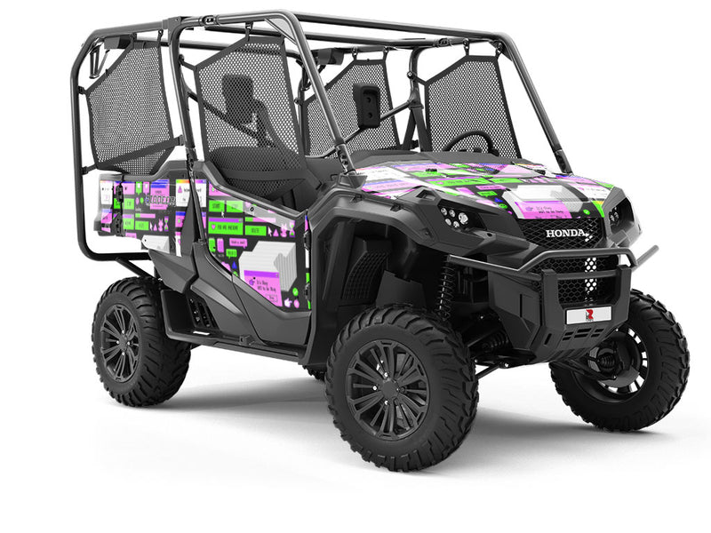 Neon Nostalgia Technology Utility Vehicle Vinyl Wrap
