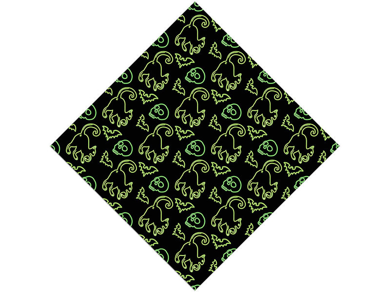 Neon Omens Halloween Vinyl Wrap Pattern