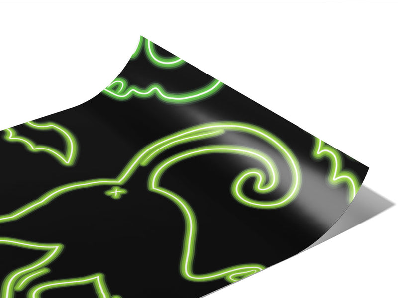 Neon Omens Halloween Vinyl Wraps~Rwraps Series 914 Digitally Printed Vinyl Wrap~0