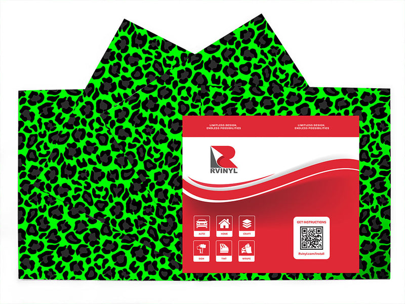neon panther animal print Craft Vinyl Sheet Pack