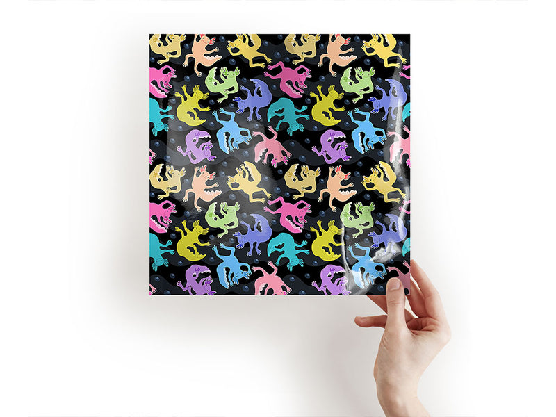 neon salamanders fresh water Craft Sheets