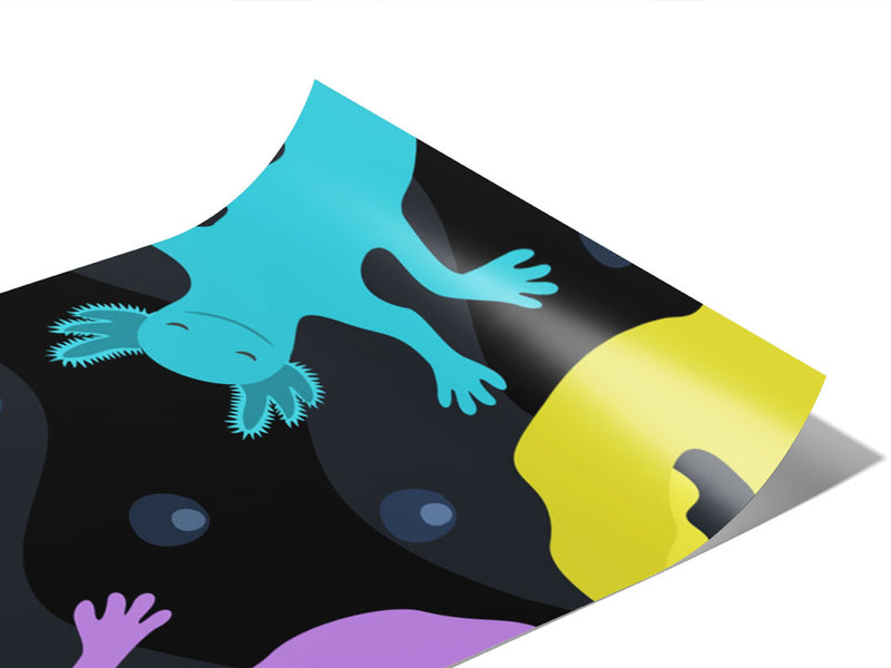 Neon Salamanders Marine Life Vinyl Wraps~Rwraps Series 914 Digitally Printed Vinyl Wrap~0