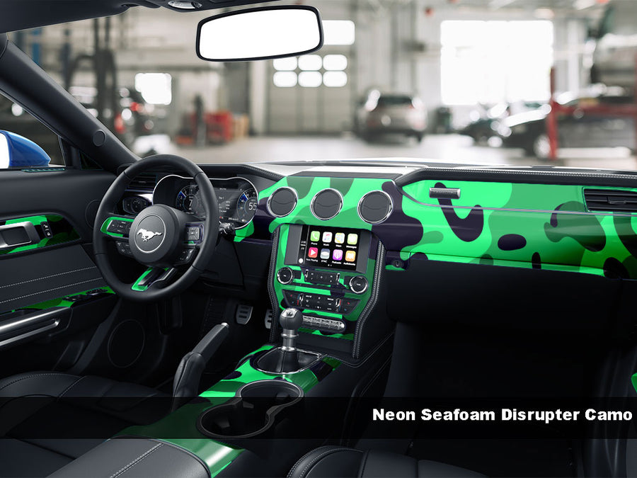 Neon Seafoam Disrupter Camo Dash Kit Finish